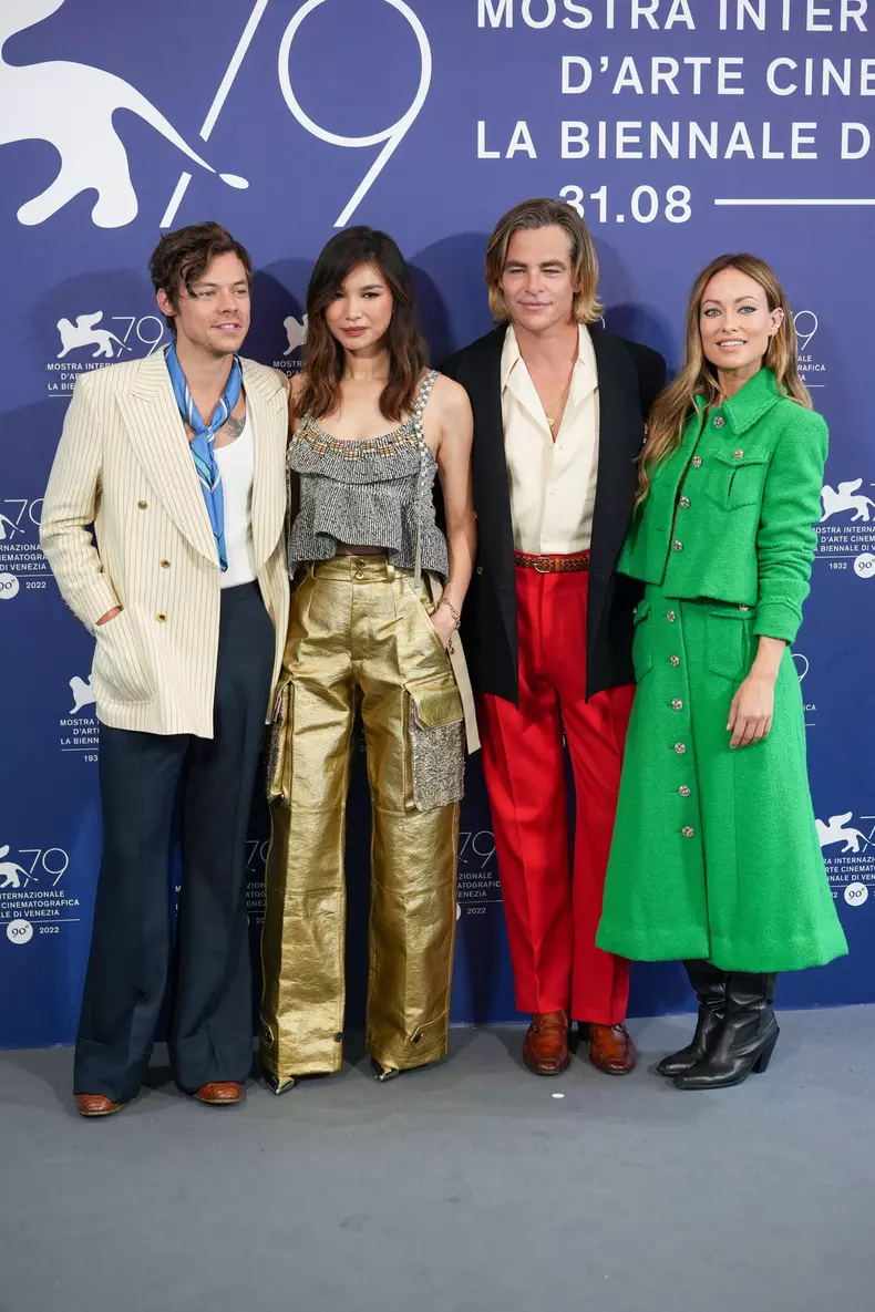 Photocall de "Don't Worry Darling" au 79ème Festival International du Film de Venise (Mostra)