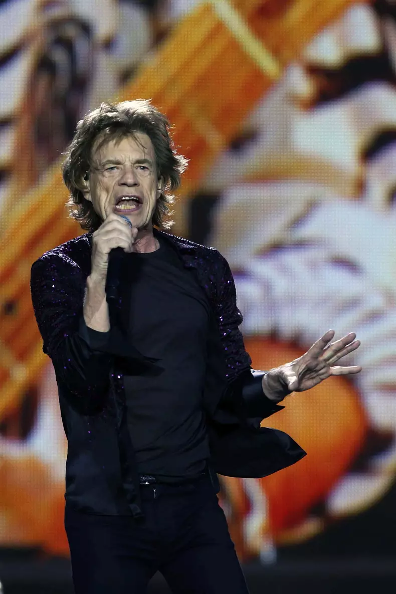 Les Rolling Stones en concert au Groupama Stadium à Décines-Charpieu, dans la métropole de Lyon