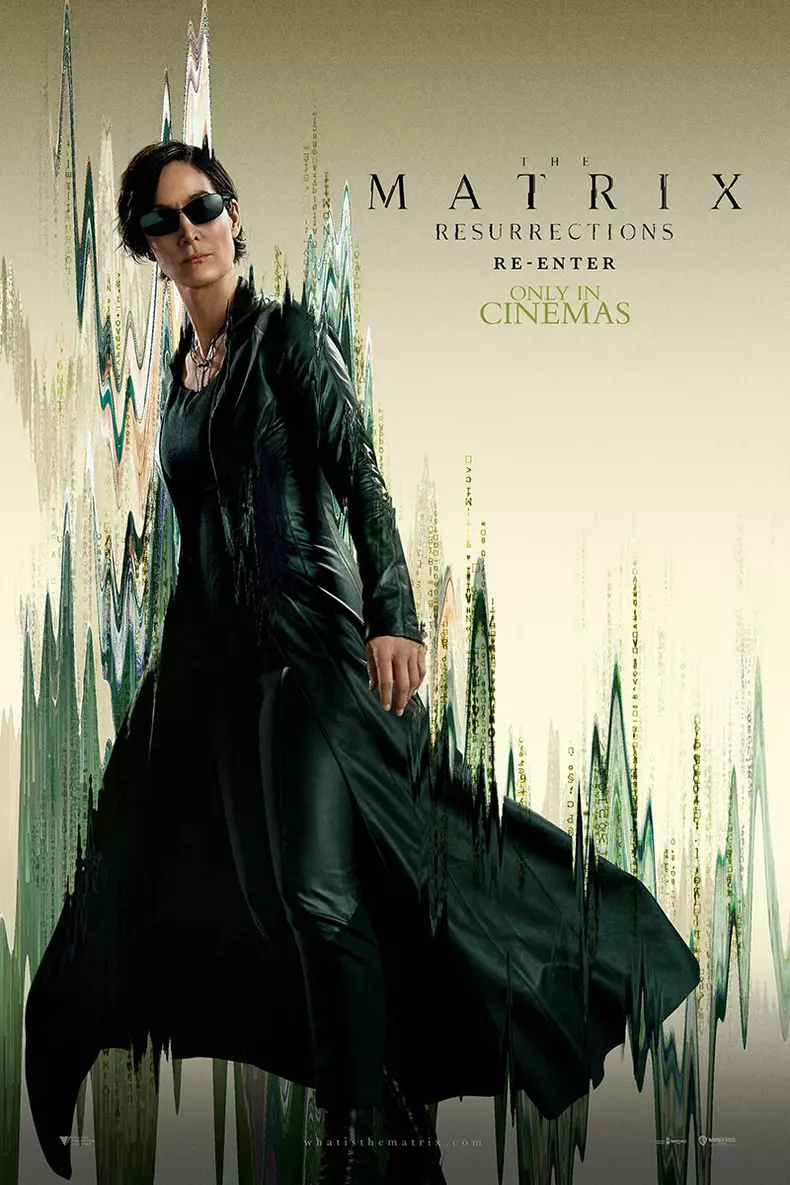Warner Bros a sorti Les nouveaux posters du nouveau film Matrix Resurrections qui sort en France le 22 décembre 2021
