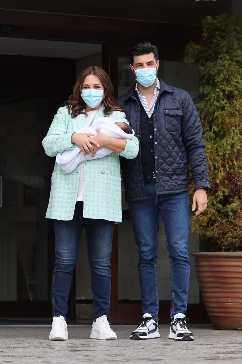 Paula Echevarría and Miguel Torres present their first child, Miguel Junior
