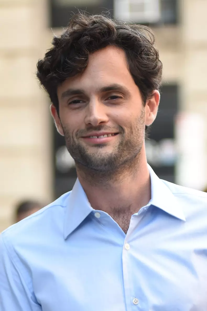 Penn Badgley made an appearance at Build Series