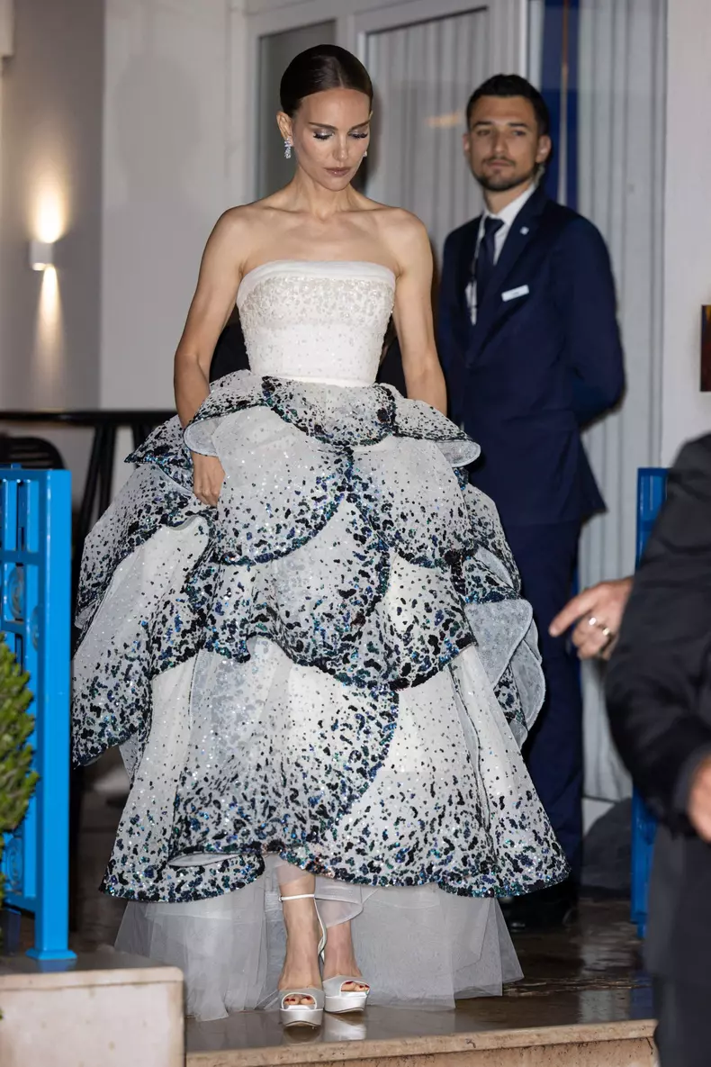 Cannes - Natalie Portman Exits The Martinez