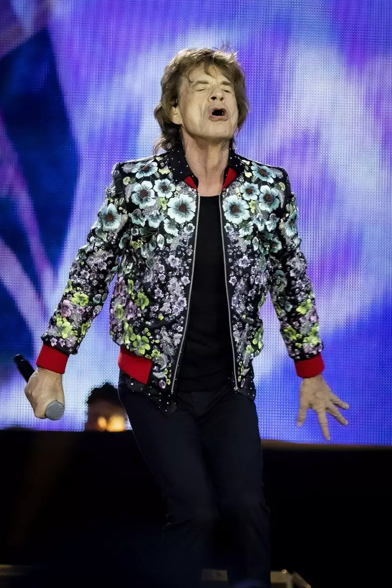 Les Rolling Stones en concert à l'hippodrome de Longchamp
