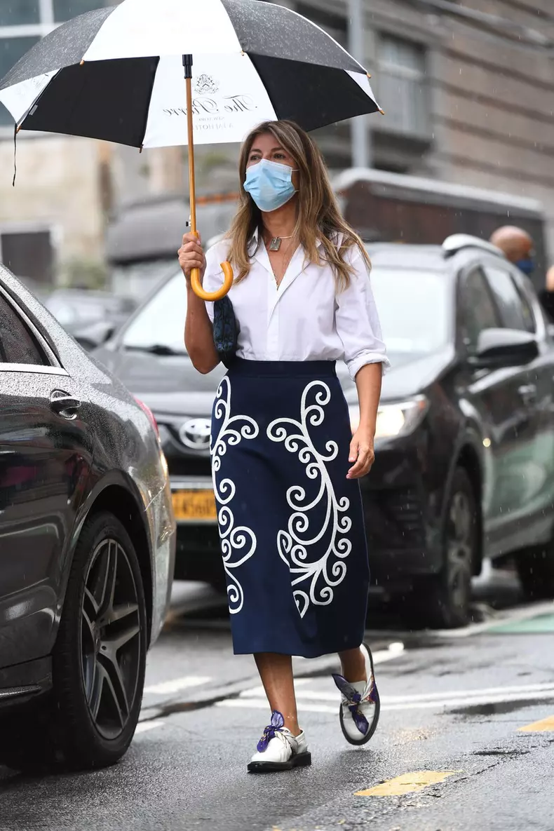 Street Style, Spring/Summer 2022, New York Fashion Week, New York, USA - 09 Sep 2021