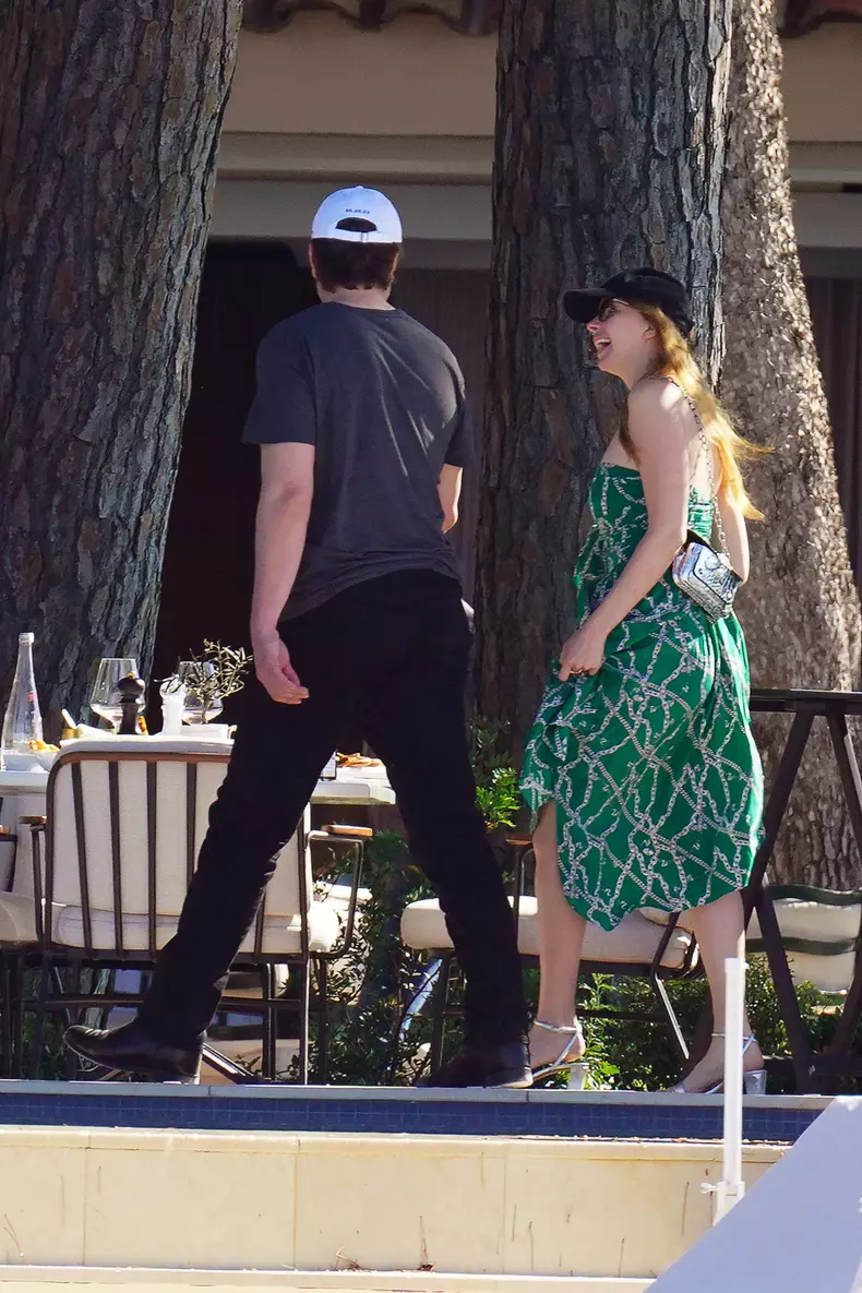 PREMIUM EXCLUSIVE: *NO WEB UNTIL 130PM EDT 31ST MAY* Worlds richest man Elon Musk is seen for the first time with his new love interest, Australian actress Natasha Bassett in Cannes