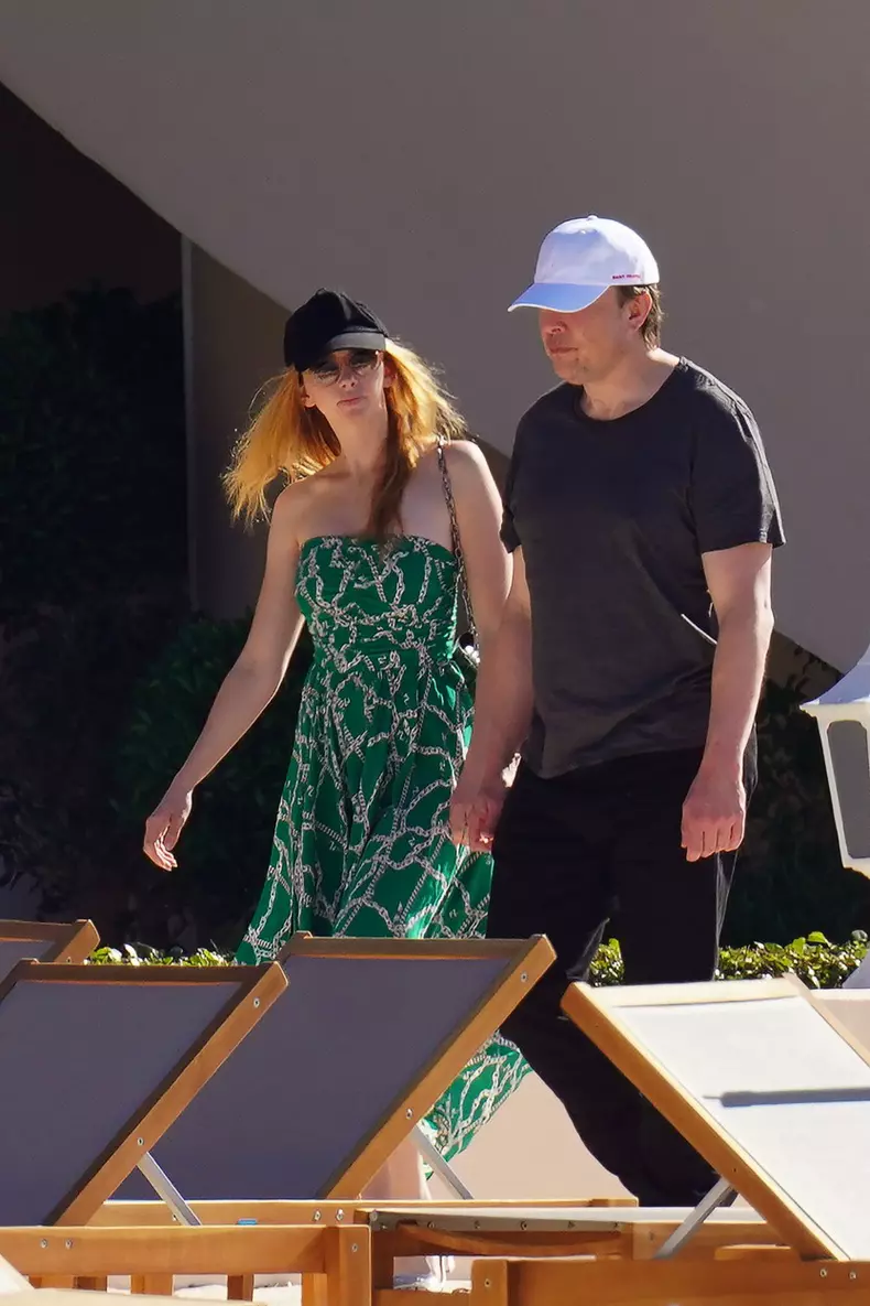 PREMIUM EXCLUSIVE: *NO WEB UNTIL 130PM EDT 31ST MAY* Worlds richest man Elon Musk is seen for the first time with his new love interest, Australian actress Natasha Bassett in Cannes