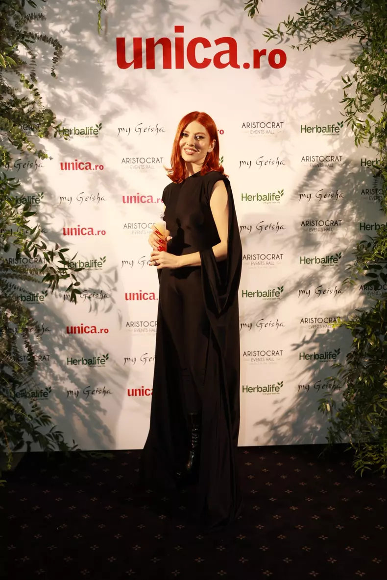 Lidia Buble, câștigătoarea Natural Beauty Award, la Premiile Unica.ro 2024