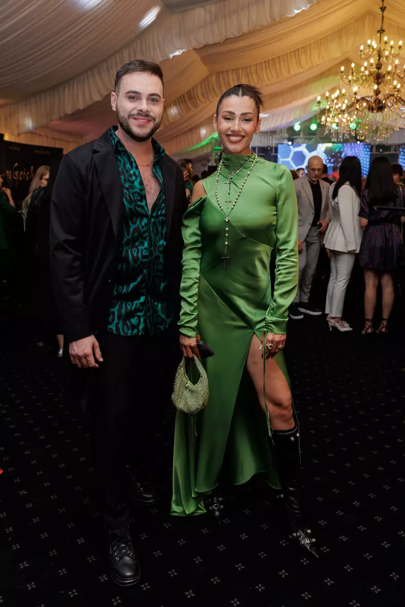 Alina Eremia și fratele ei, Mircea Eremia, la Premiile Unica.ro 2024