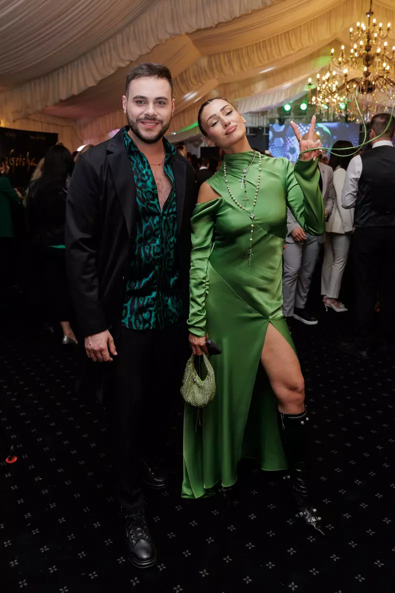 Alina Eremia și fratele ei, Mircea Eremia, la Premiile Unica.ro 2024