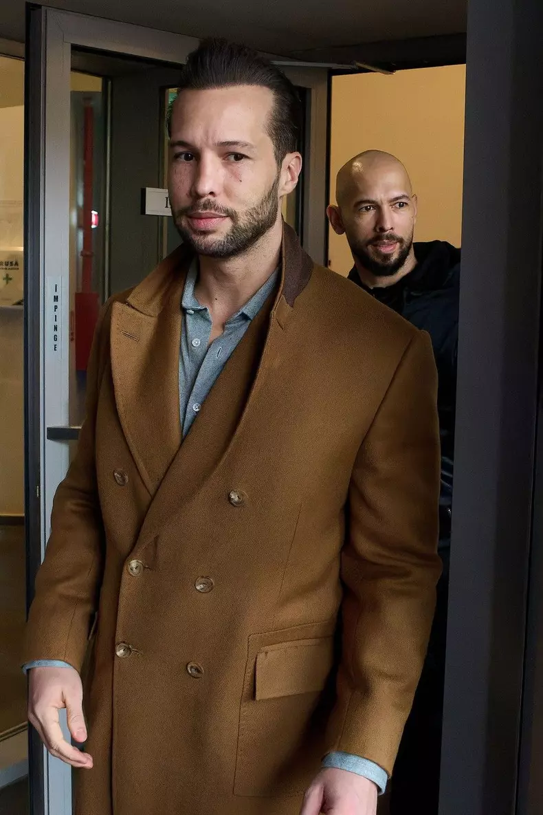 Tate Brothers Case Investigations Again at DIICOT, Bucharest, Romania - 31 Jan 2025