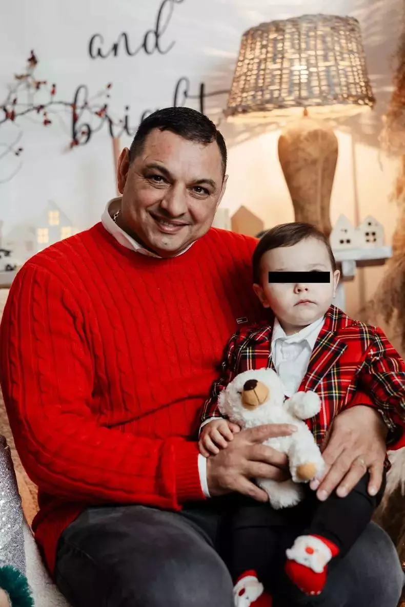 ionel ganea cu baiatul lui