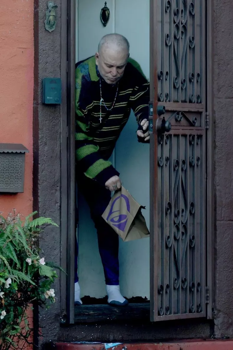 *PREMIUM-EXCLUSIVE* First Look! A Bald & Unrecognizable Mickey Rourke Spotted at Home He’s Reportedly Being Evicted From