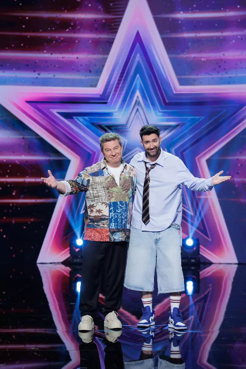 Pavel Bartos si Smiley - Romanii au talent