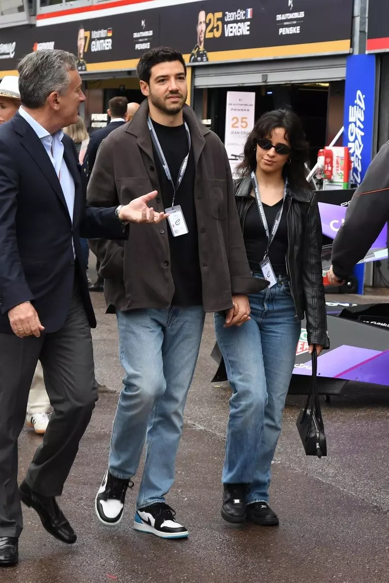 Celebrities attend the Monaco E-Prix, Round 7 of the 2025 FIA Formula E World Championship at Circuit de Monaco