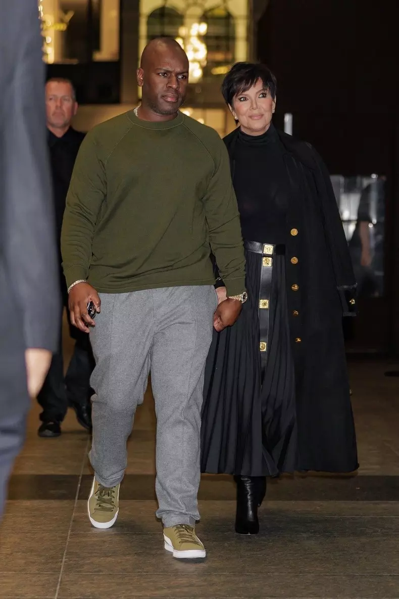 Kris Jenner and Corey Gamble step out for dinner at Nobu 57 in NYC