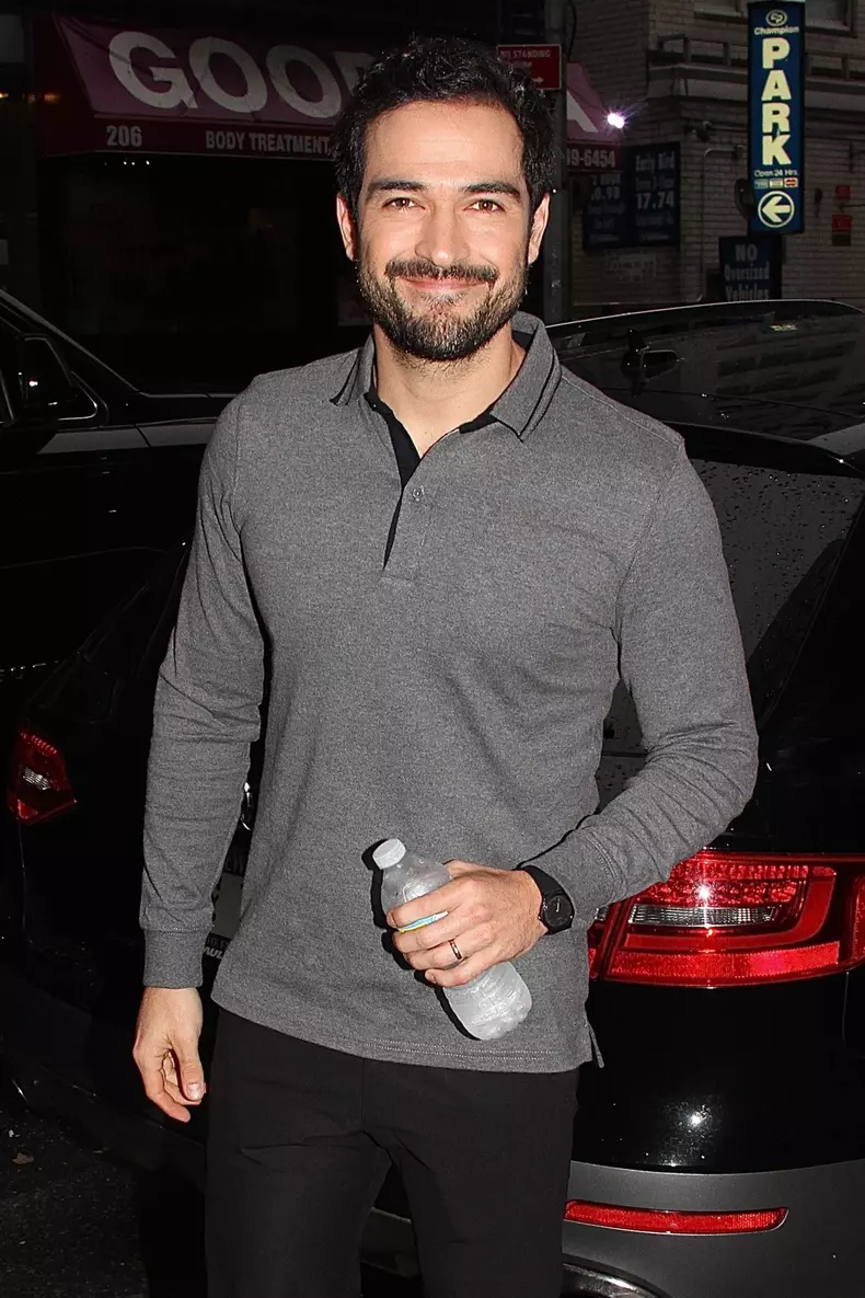 Alfonso Herrera and Ben Daniels leave after appearing on "Good Day New York"
