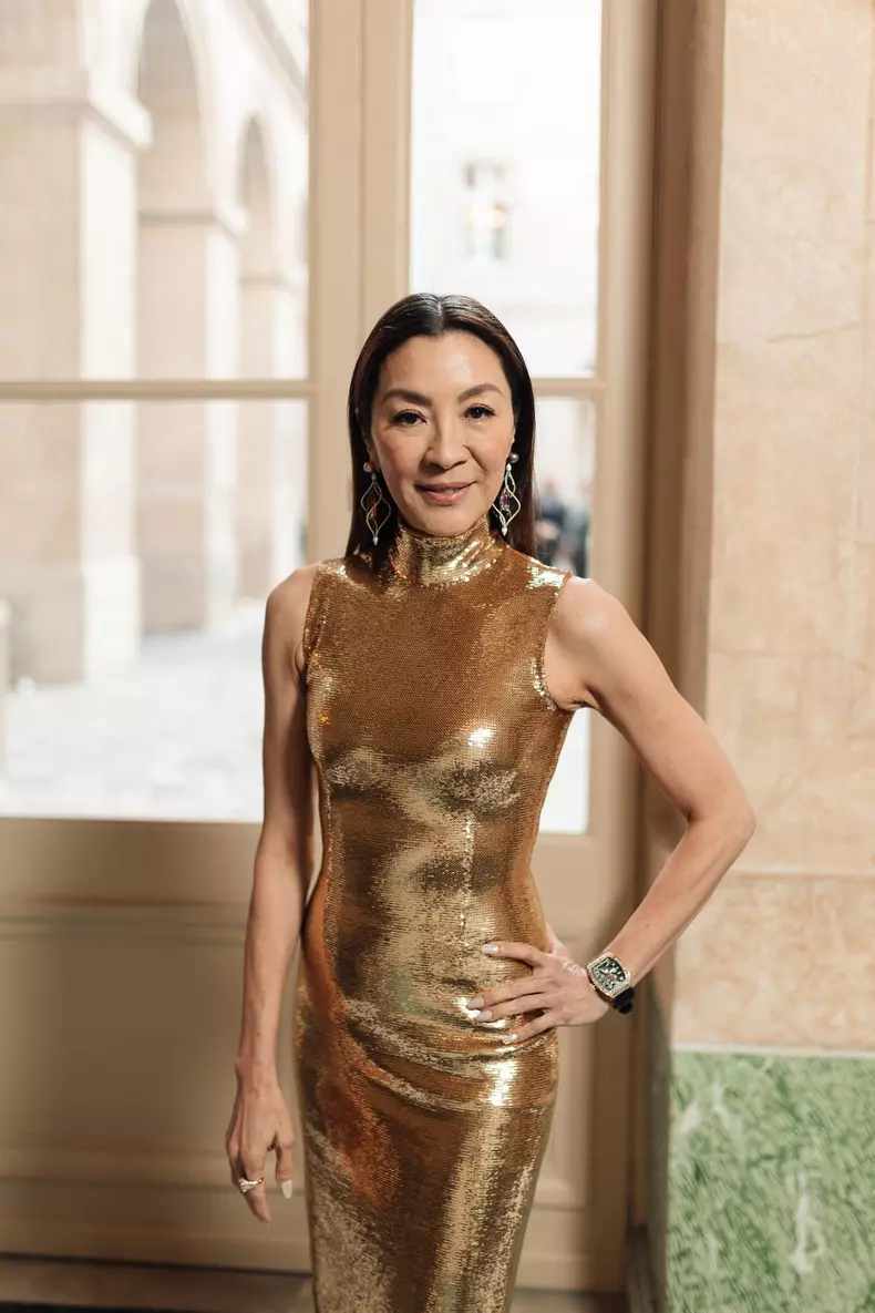 Exclusif - Arrivées au dîner Balenciaga à l'Hôtel de la Marine après le défilé automne-hiver 2024 Haute-Couture à Paris