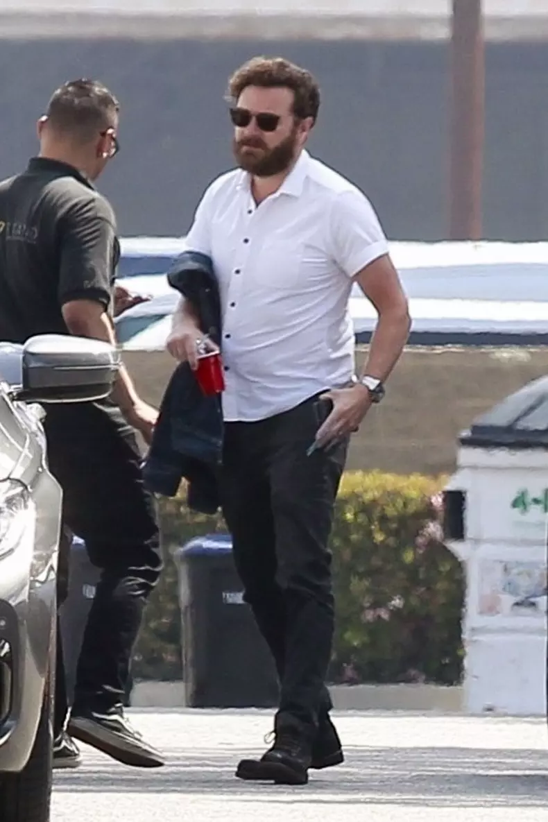 *EXCLUSIVE* Danny Masterson grabs a private flight out of Burbank