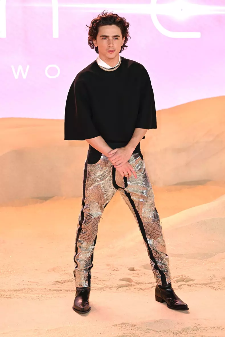 Timothée Chalamet, la premiera Dune 2