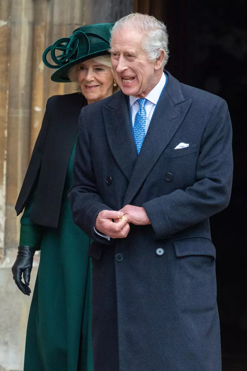 Regele Charles și regina Camilla, la slujba religioasă de Paște