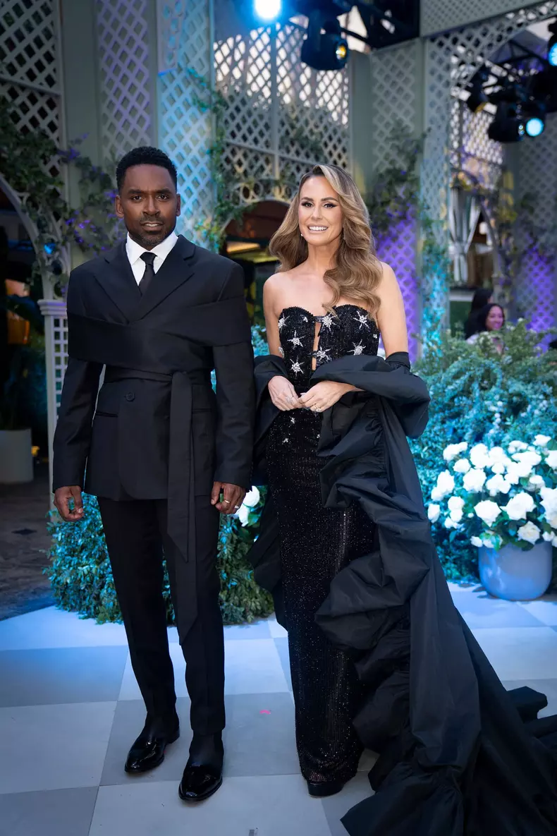 Keltie Knight and Justin Sylvester