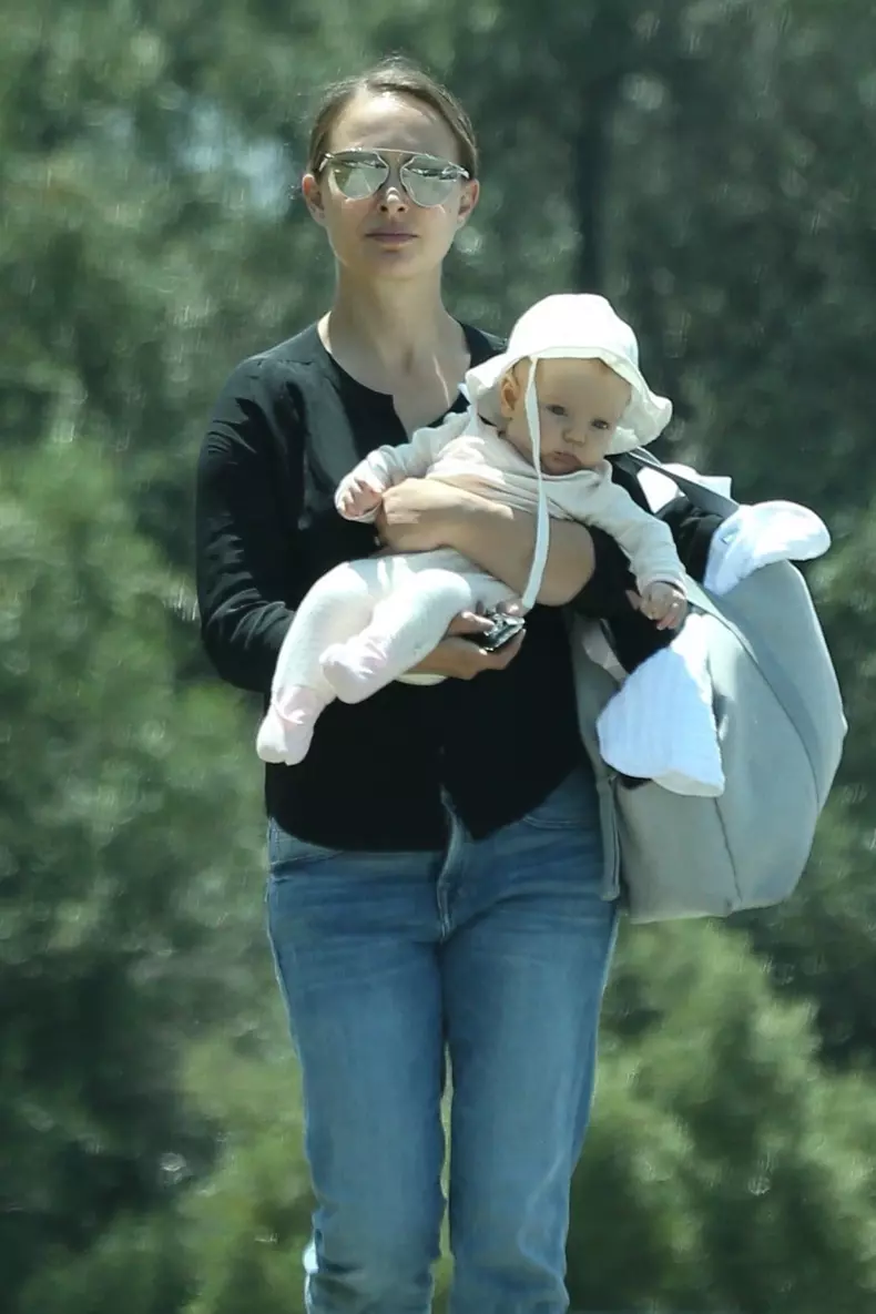 Primele imagini cu Natalie Portman și fiica ei, Amalia
