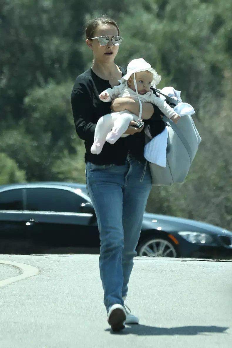 Primele imagini cu Natalie Portman și fiica ei, Amalia