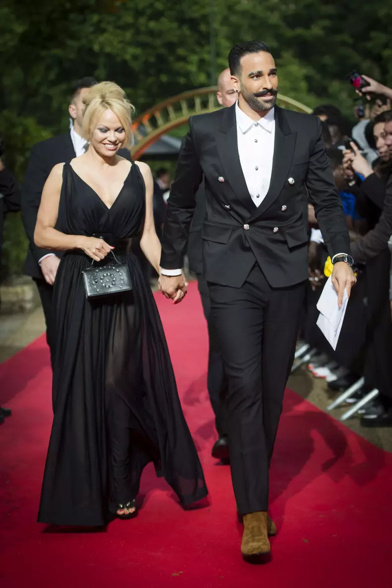 Pamela Anderson și Adil Rami