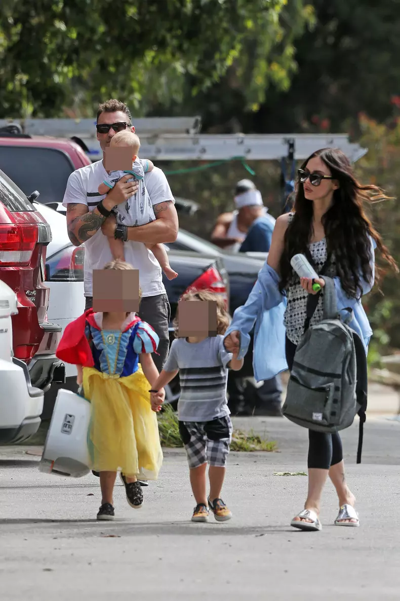 Megan Fox, Brian Austin Green si fiii lor