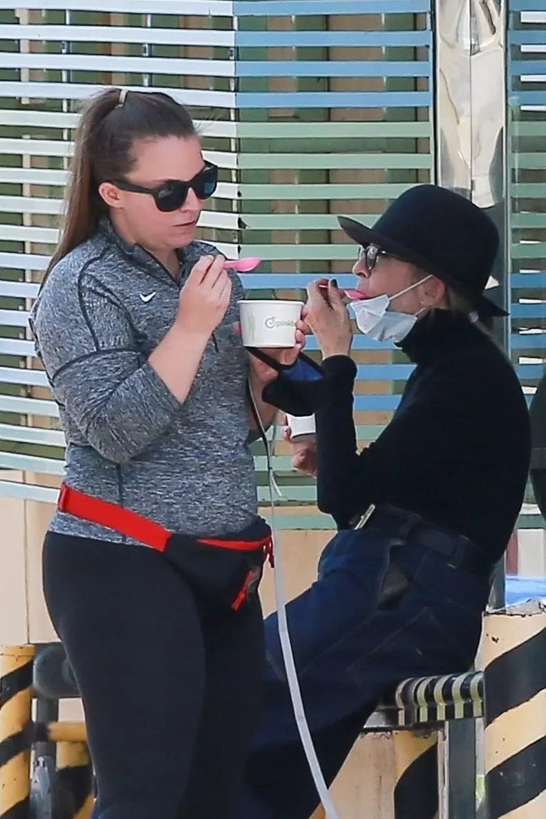 *EXCLUSIVE* Diane Keaton spends father's day with her daughter Dexter Keaton