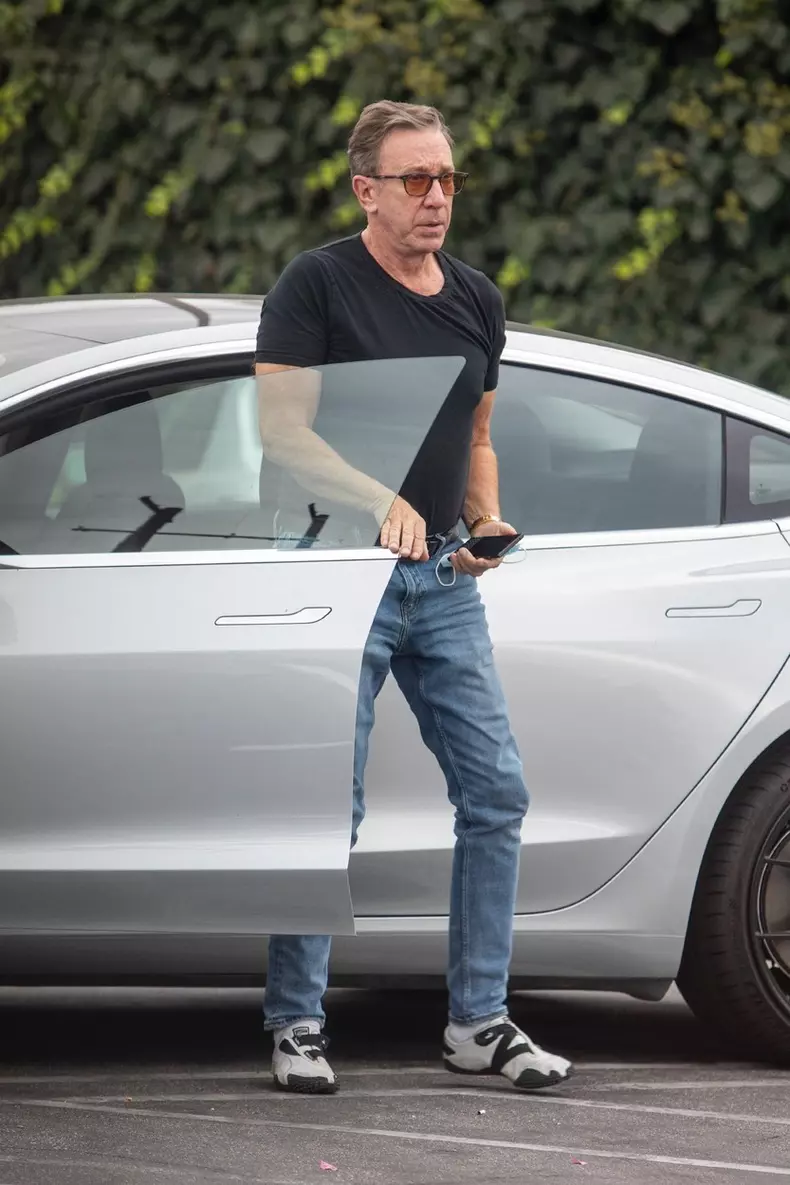 *EXCLUSIVE* Tim Allen stops by CVS for some Crest toothpaste