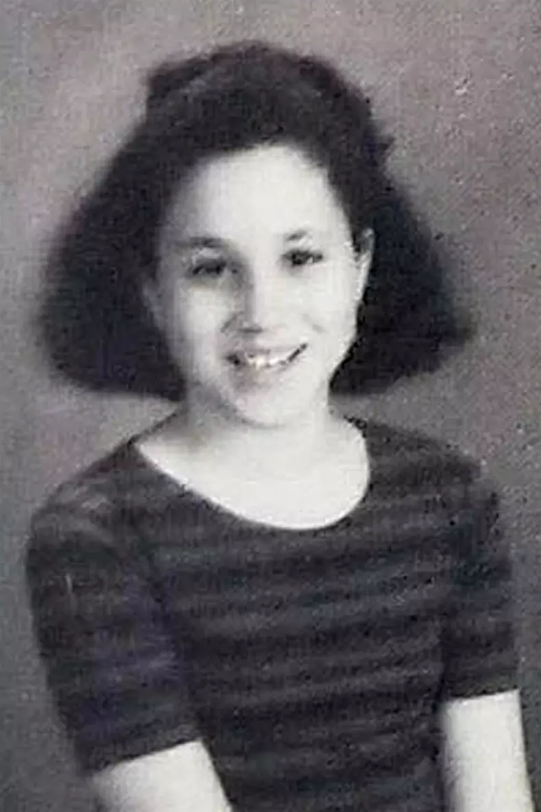 *EXCLUSIVE* Sparkle Markle A.K.A. Meghan Markle is seen in rare graduation photos from elementary school