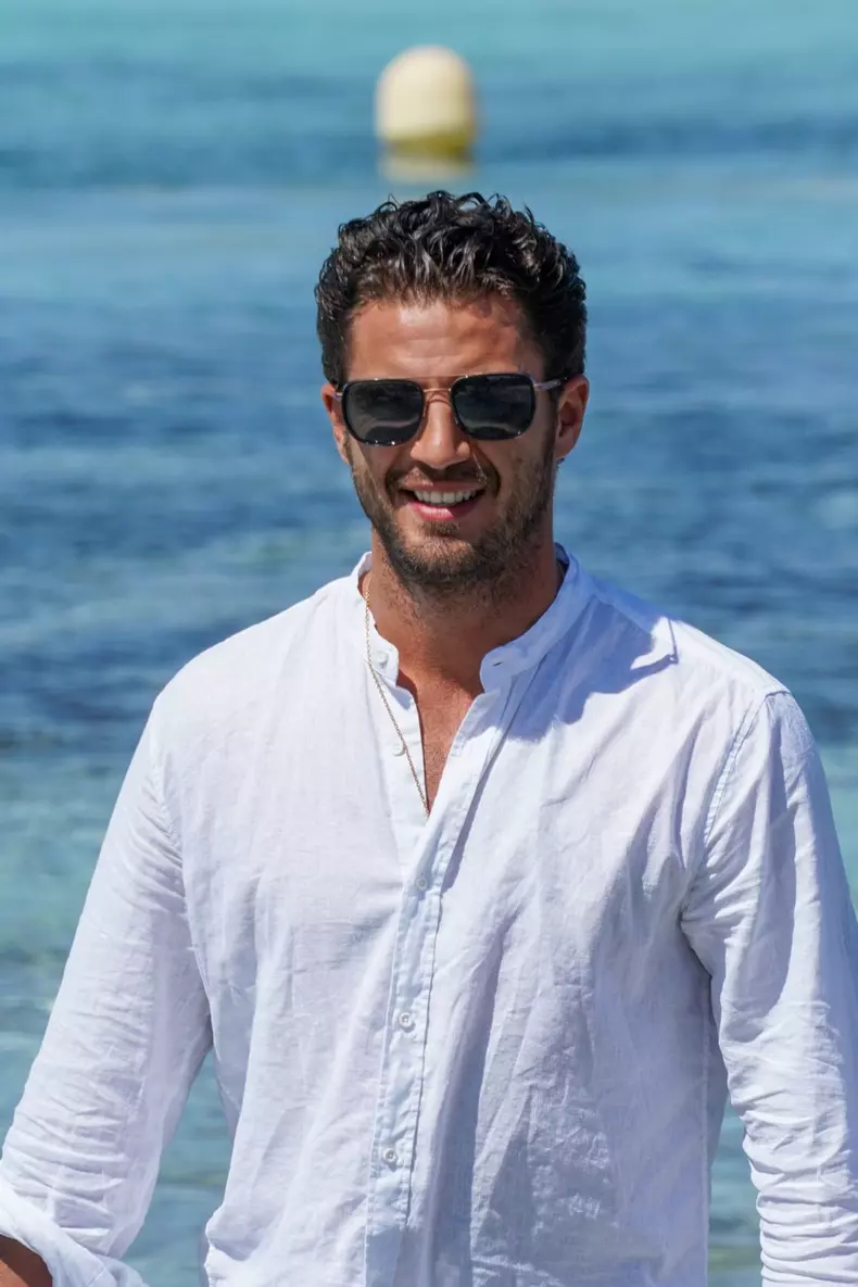 MAXI IGLESIAS, HIBA ABOUK, NIEVES ALVAREZ, PEPE BARROSO Y GARA ARIAS DURANTE UN SHOOTING EN IBIZA