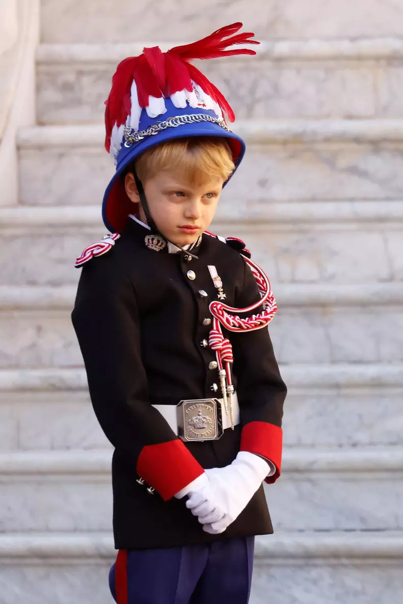 Prințul Jacques de Monaco, în timpul ceremoniei destinate Zilei Naționale a Principatului Monaco