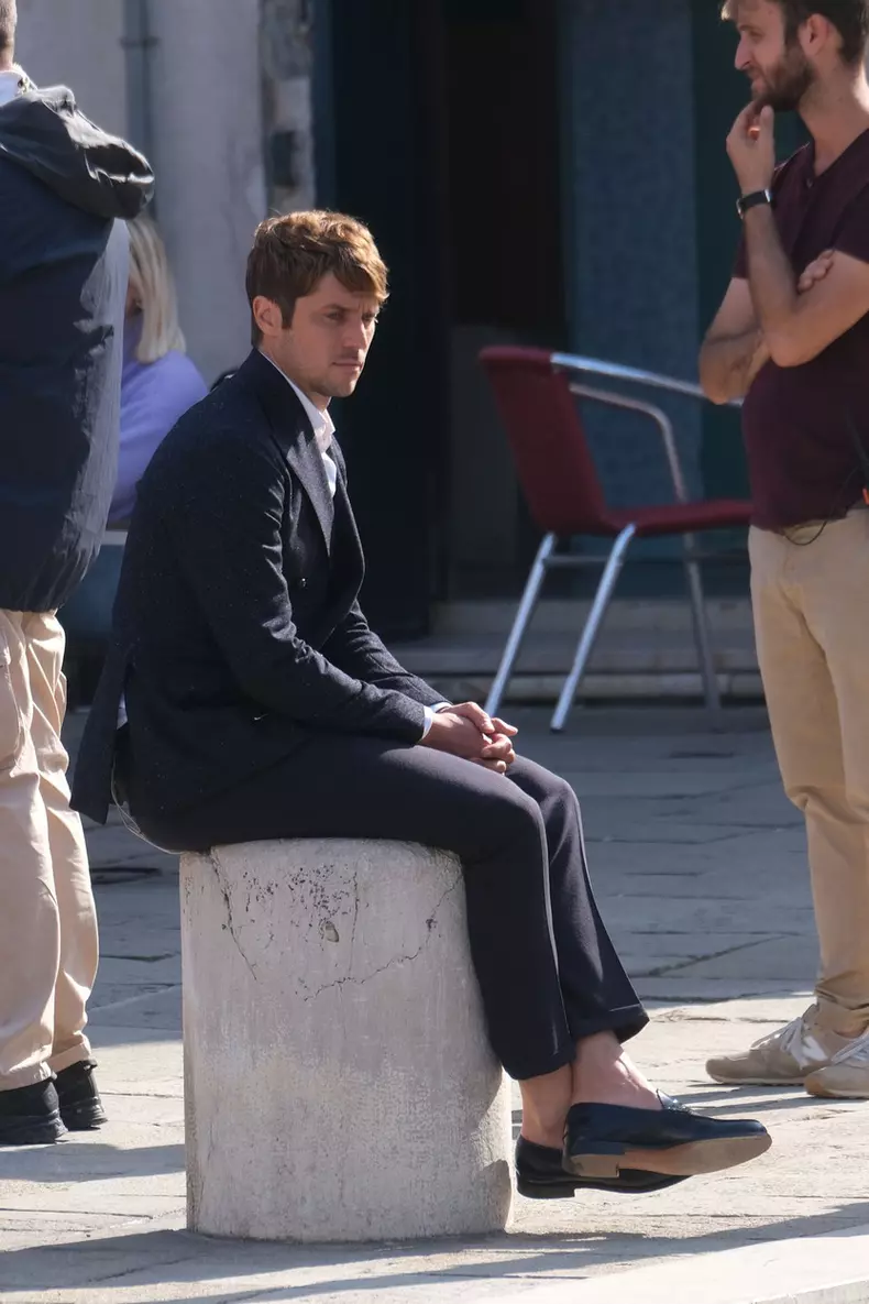 Exclusive -  'The Honeymoon' onset filming, Venice, Italy - 27 Sep 2021