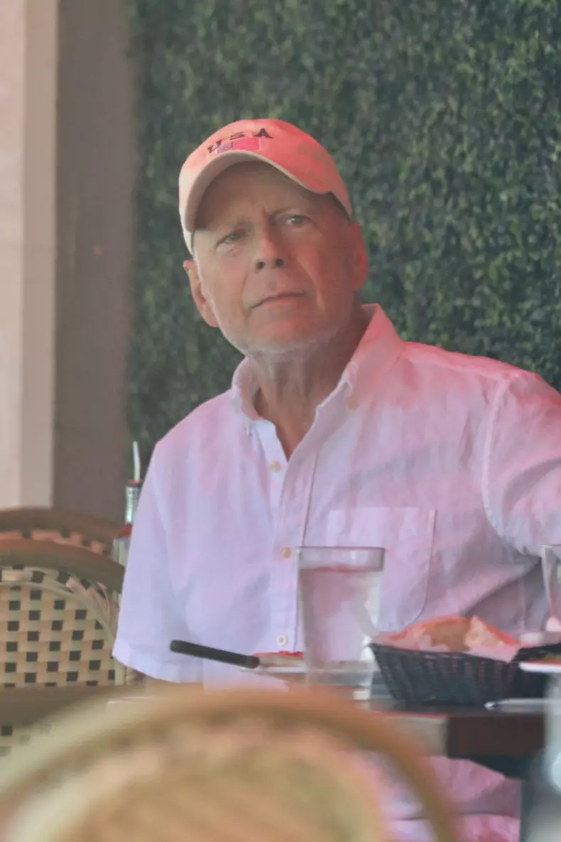 *EXCLUSIVE* Bruce Willis is looking healthier than ever while out for breakfast with a pal in Santa Monica