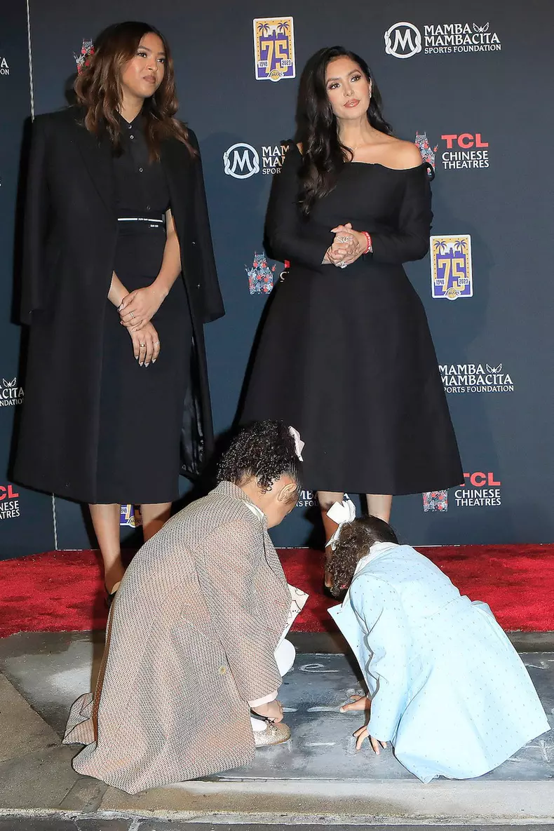 Unveiling of hand and foot prints of Kobe Bryant at the TCL Chinese Theatre IMAX forecourt