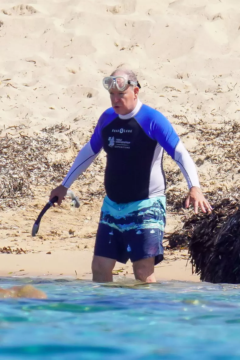 PREMIUM EXCLUSIVE: *NO WEB UNTIL 12PM BST 26TH AUG* Prince Albert and Princess Charlene of Monaco put on a united front on a Mediterranean vacation amid fresh reports their marriage is on the rocks.