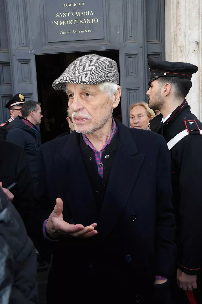 Rome, Funeral of Sandra Milo at the Church of the Artists