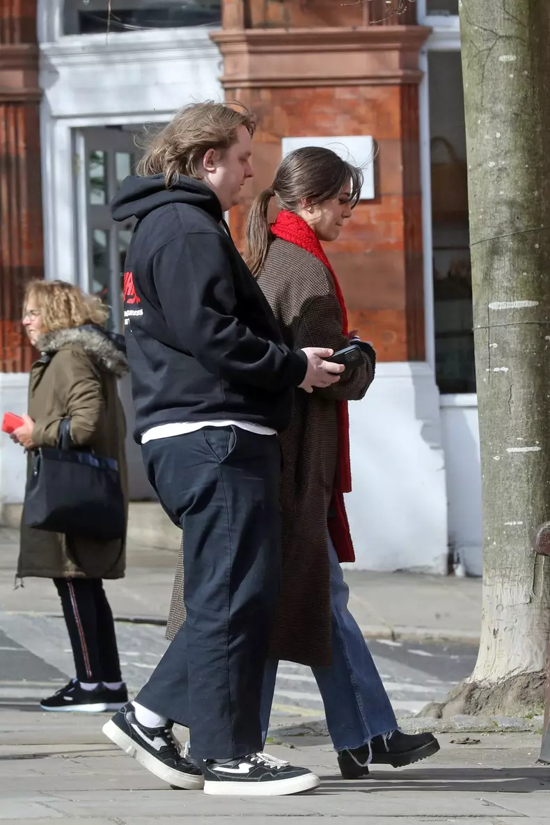 EXCLUSIVE: Lewis Capaldi steps out in Hampstead with supportive girlfriend Ellie MacDowall - after taking a break from music to focus on his health