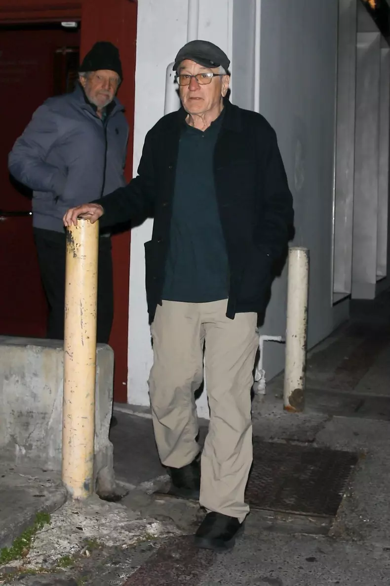 *EXCLUSIVE* Hollywood Icons Unite: Robert De Niro, Michael Douglas, and Harvey Keitel Share Memorable Dinner at Funke Restaurant!