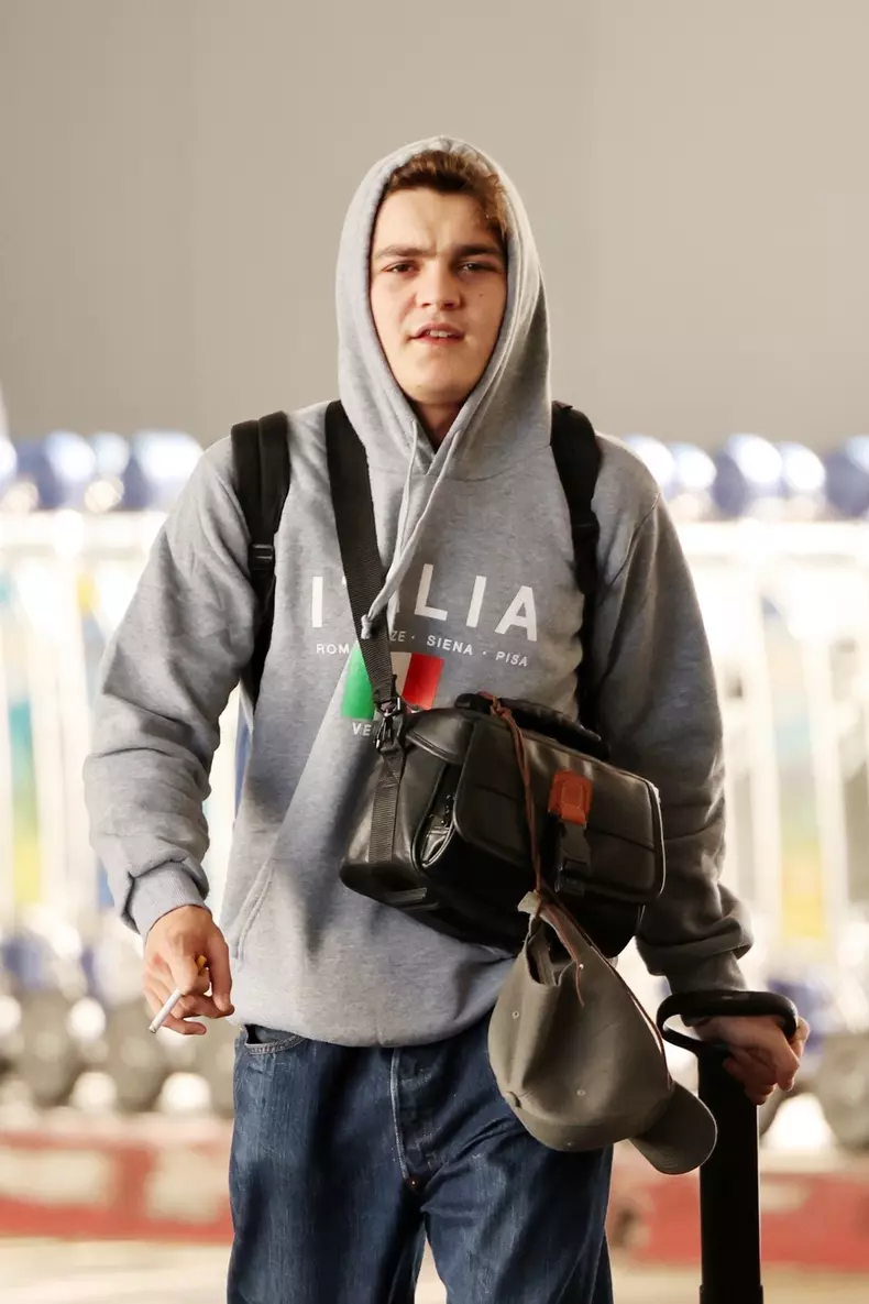 *EXCLUSIVE* Johnny Depp's son Jack lands in LAX after trip abroad as his father's defamation case against Amber Heard continues