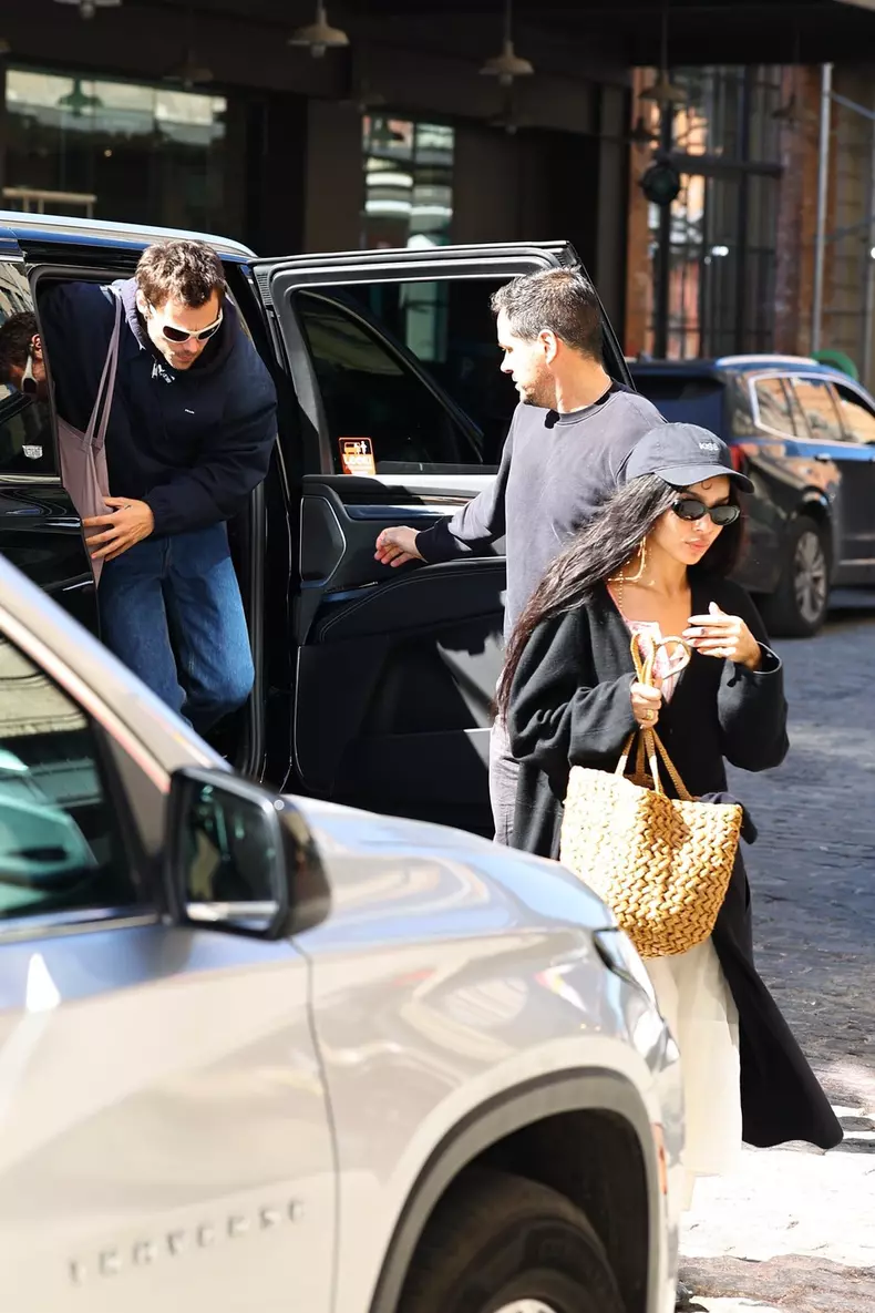 Harry Styles and Zoe Kravitz were spotted exiting the Soho House NYC