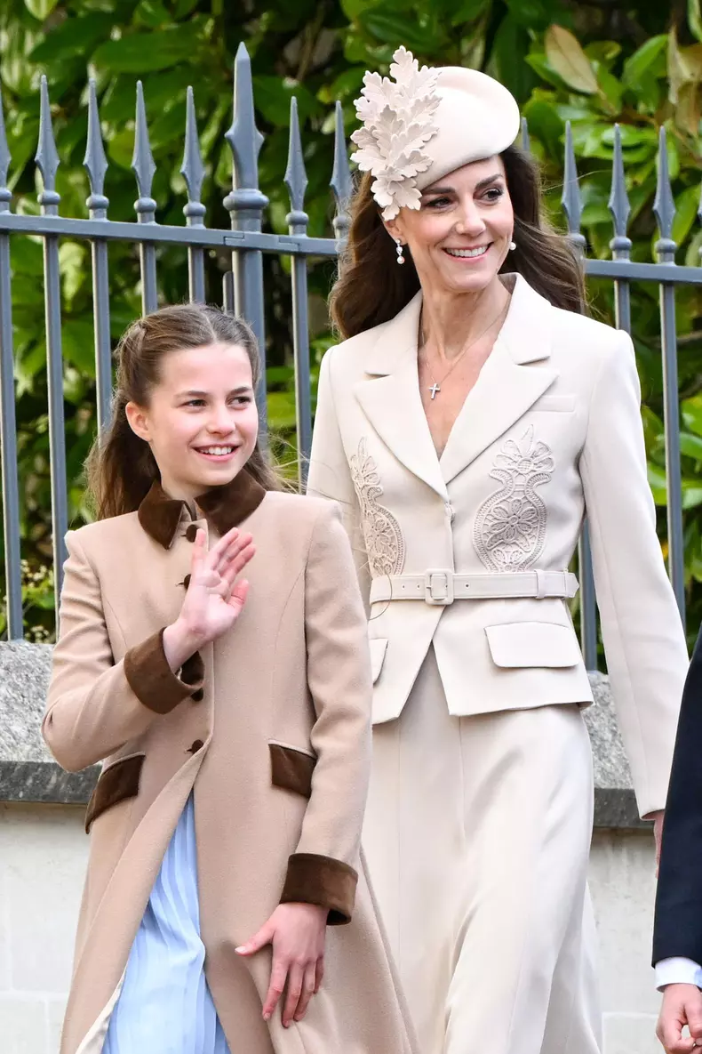 The Royal Family Attend TheÂ Easter Matins Service At Windsor Castle