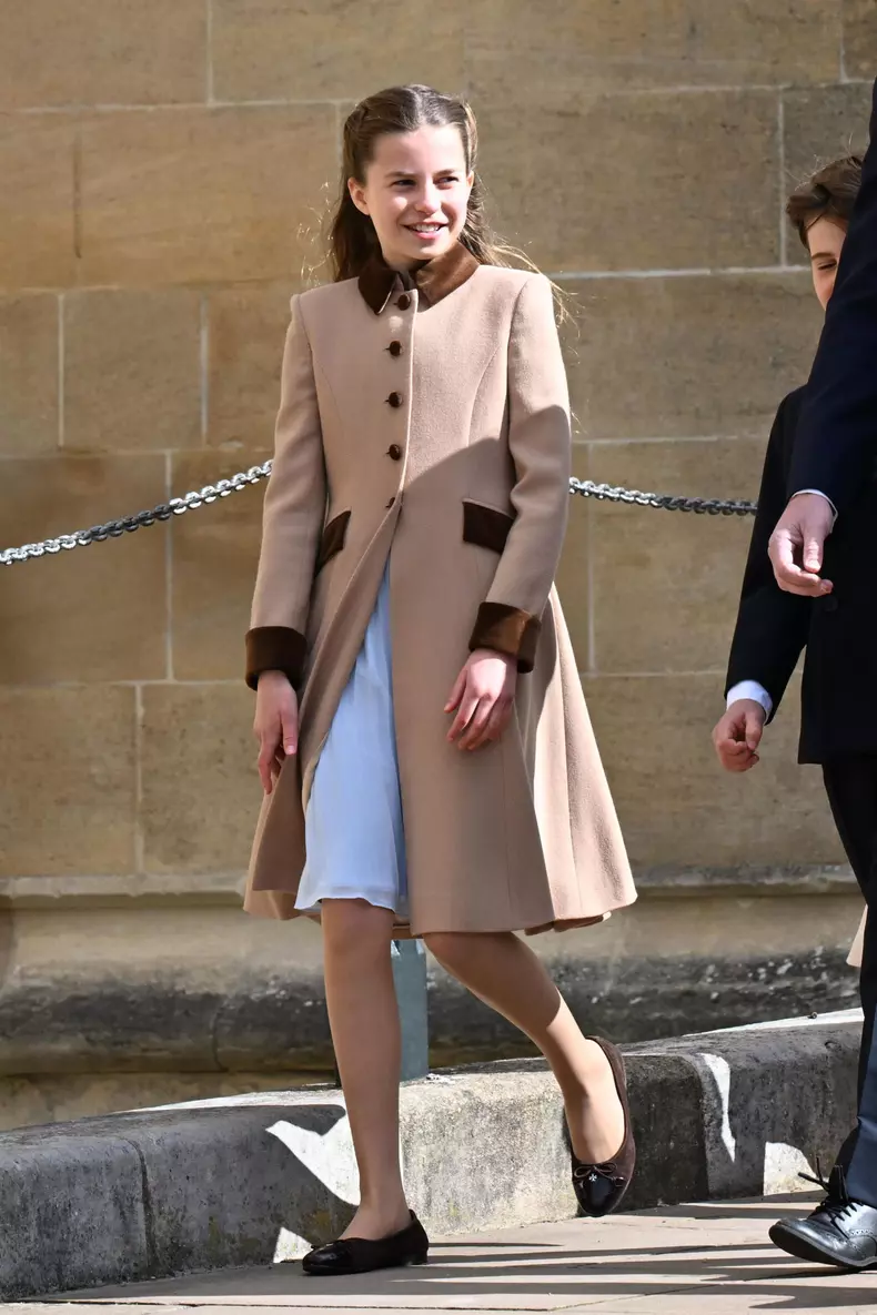 The Royal Family Attend TheÂ Easter Matins Service At Windsor Castle