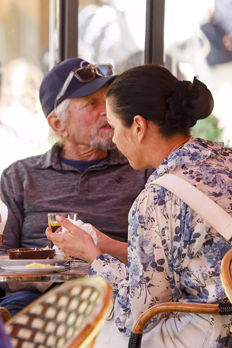 Michael Douglas And Catherine Zeta Jones Sigthing In Mallorca