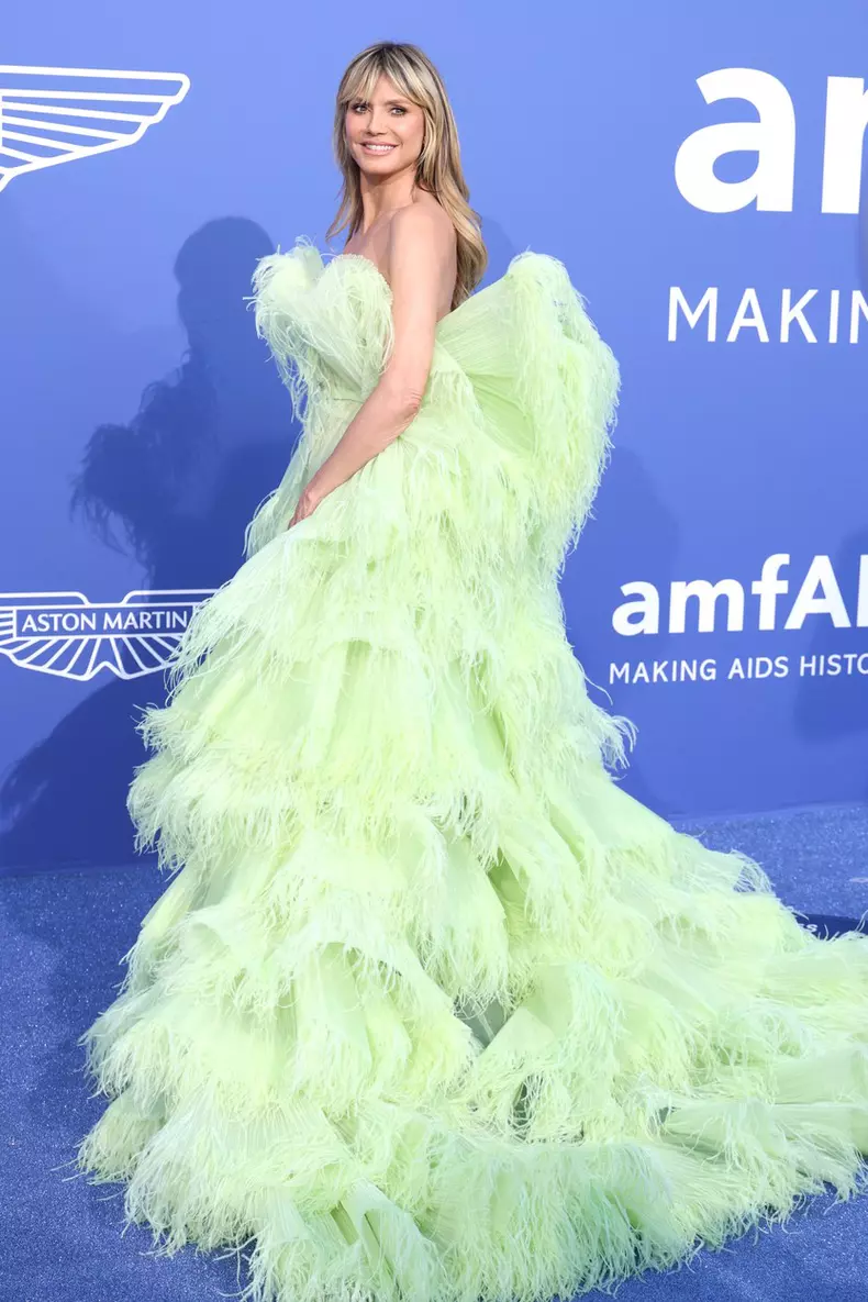 Heidi Klum attends the amfAR Cinema Against AIDS gala during the 76th annual Cannes Film Festival on May 25, 2023 in Can
