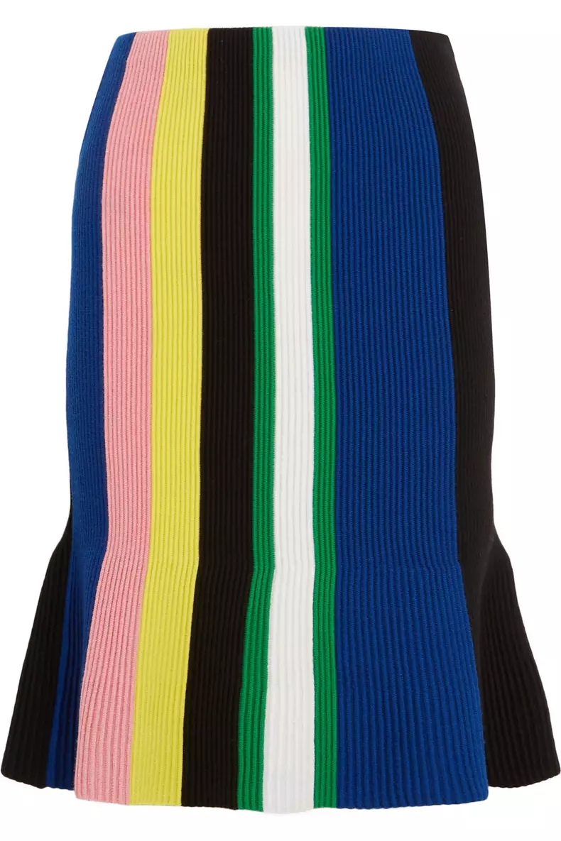 Fusta din bumbac elastic, J.W. Anderson, 510 euro, www.net-a-porter.com