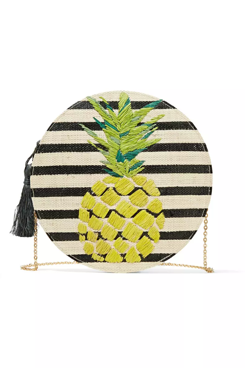 Geanta din rafie, Kayu, 138 euro, www.net-a-porter.com