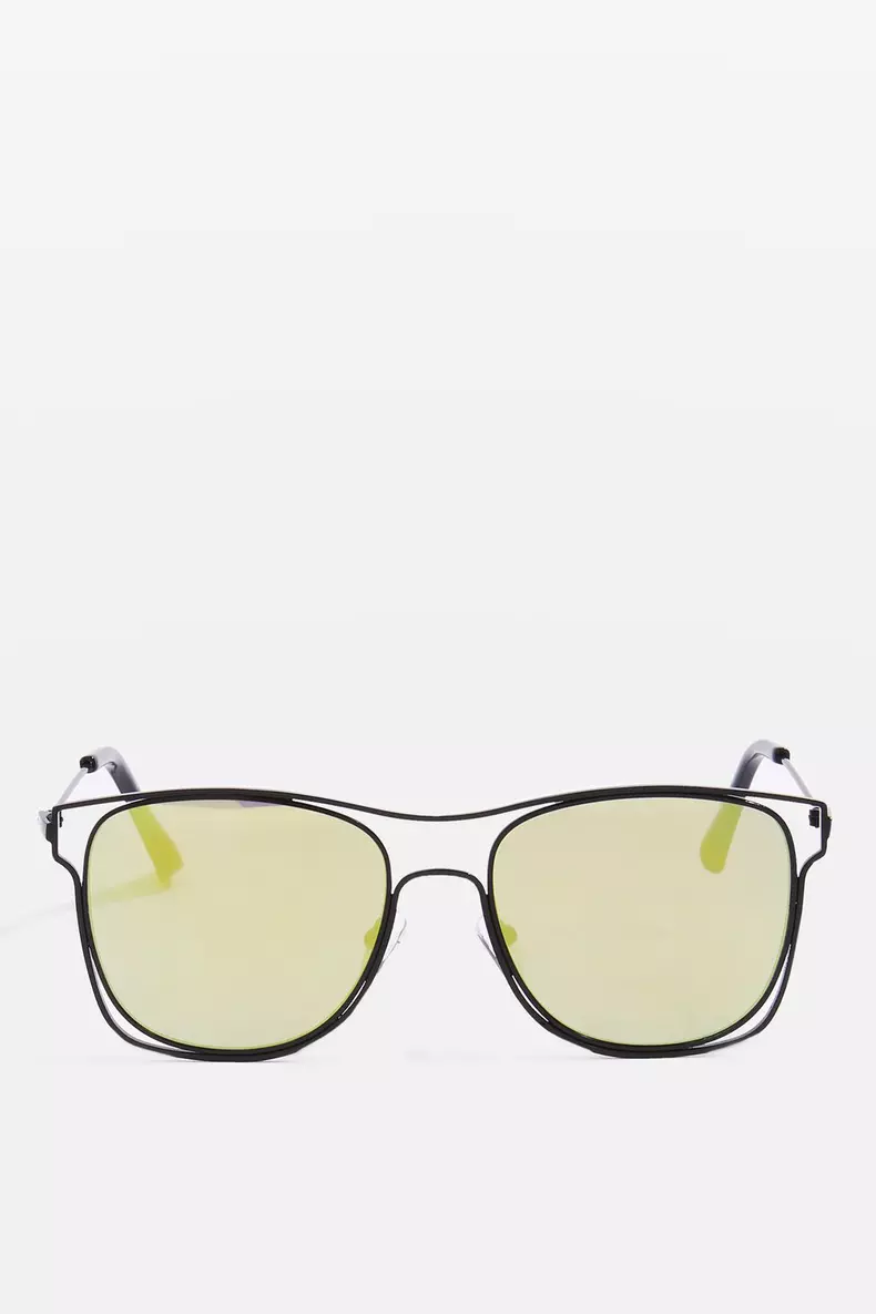 Ochelari de soare cu rama metalica, Topshop, 102 lei
